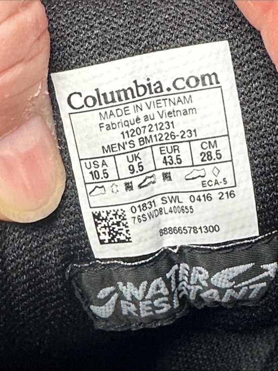 Columbia Boots Size 10.5